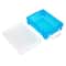 36 Pack: Teal Stacking Crayon Box by Simply Tidy™